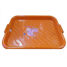 Complast Rectangular Plastic Tray Coloured
